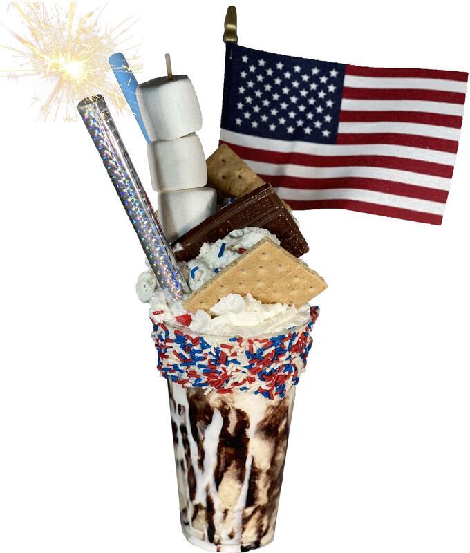 SMORES RED. WHITE & BLUE